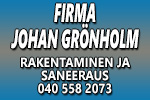 FIRMA JOHAN GRÖNHOLM